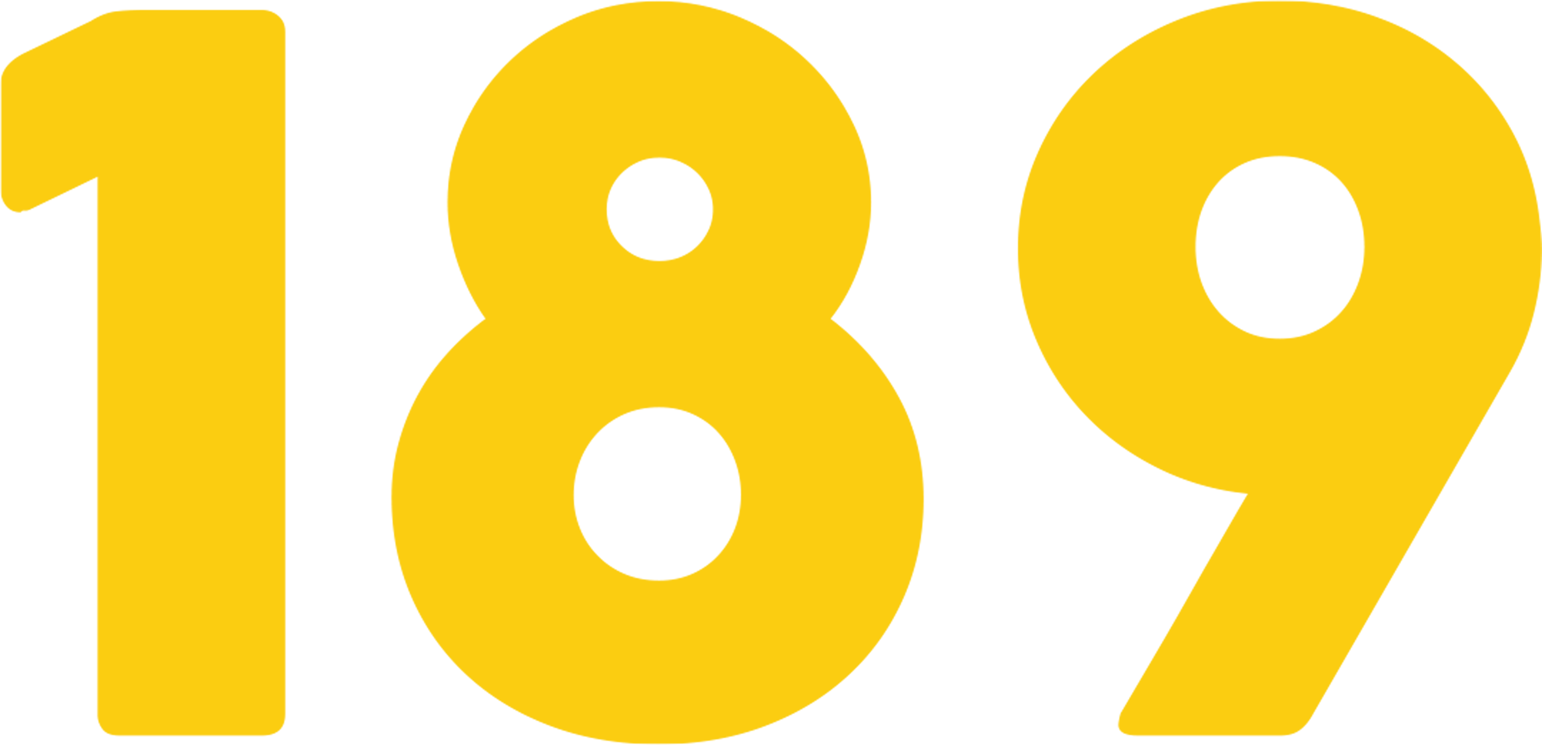 189 logo white